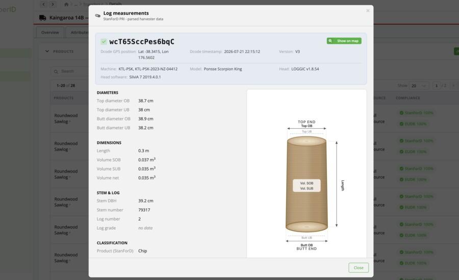 SaaS platform supply-chain management interface