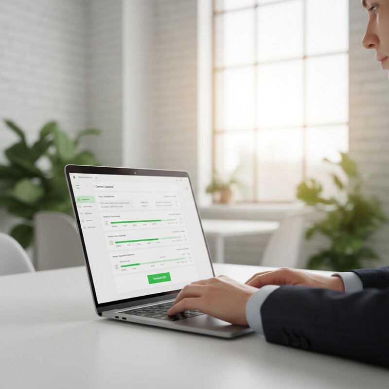EUDR due diligence statement automation dashboard showing compliance documentation workflow